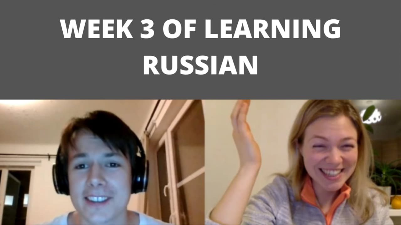 Speaking progress after 3 weeks of Russian challenge